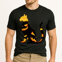 Halloween Pumpkin Cat Cooling Performance Crew T-Shirt