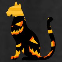 Halloween Pumpkin Cat Adult Drive Performance Visor