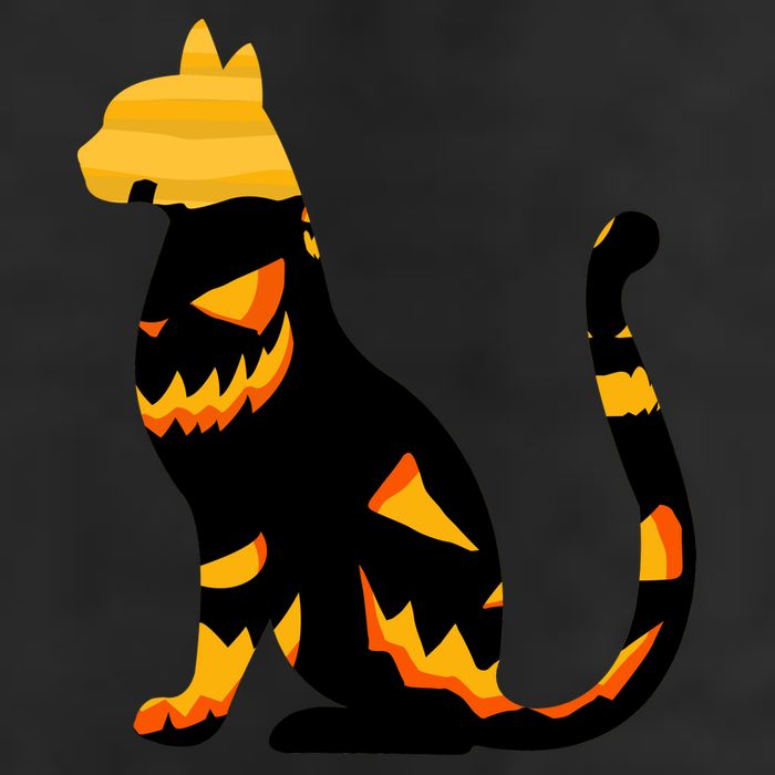 Halloween Pumpkin Cat Adult Drive Performance Visor