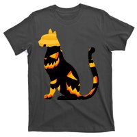 Halloween Pumpkin Cat T-Shirt