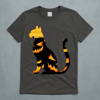 Halloween Pumpkin Cat T-Shirt