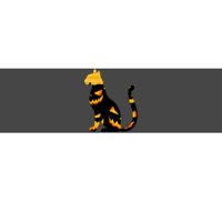 Halloween Pumpkin Cat Bumper Sticker