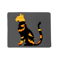 Halloween Pumpkin Cat Mousepad