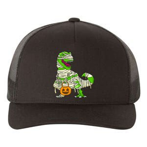 Halloween Pumpkin Dinosaur Yupoong Adult 5-Panel Trucker Hat