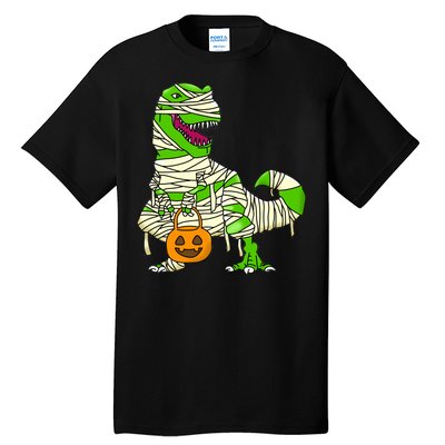 Halloween Pumpkin Dinosaur Tall T-Shirt