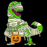 Halloween Pumpkin Dinosaur Tall T-Shirt