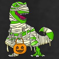 Halloween Pumpkin Dinosaur 11oz C Handle Ceramic Mug