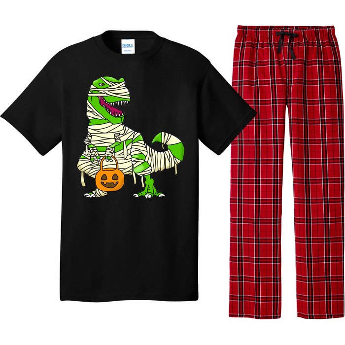 Halloween Pumpkin Dinosaur Pajama Set