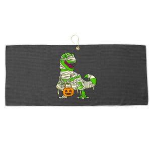 Halloween Pumpkin Dinosaur Large Microfiber Waffle Golf Towel