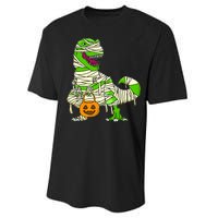 Halloween Pumpkin Dinosaur Performance Sprint T-Shirt