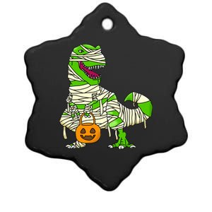 Halloween Pumpkin Dinosaur Ceramic Star Ornament