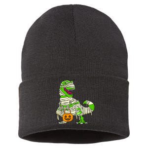 Halloween Pumpkin Dinosaur Sustainable Knit Beanie