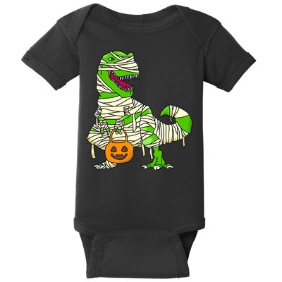 Halloween Pumpkin Dinosaur Baby Bodysuit