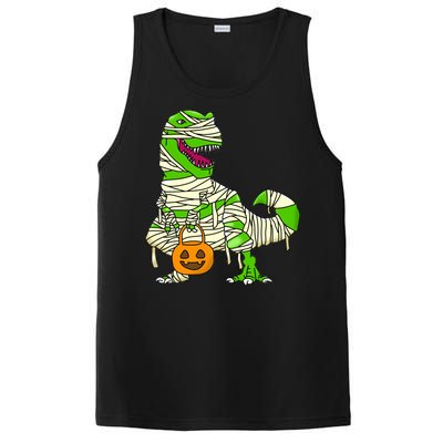 Halloween Pumpkin Dinosaur PosiCharge Competitor Tank