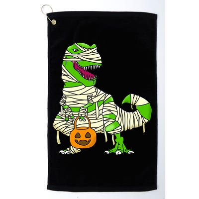 Halloween Pumpkin Dinosaur Golf Towel