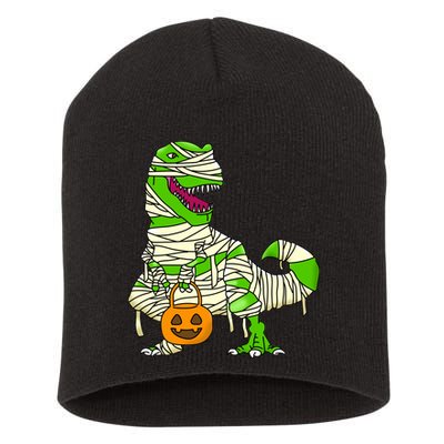 Halloween Pumpkin Dinosaur Short Acrylic Beanie