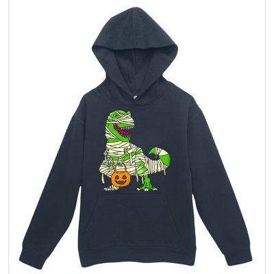 Halloween Pumpkin Dinosaur Urban Pullover Hoodie