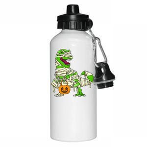 Halloween Pumpkin Dinosaur Aluminum Water Bottle