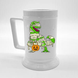 Halloween Pumpkin Dinosaur Beer Stein