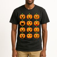 Halloween Pumpkin Emojis Smiley Face Tall T-Shirt