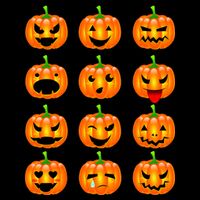 Halloween Pumpkin Emojis Smiley Face Tall T-Shirt
