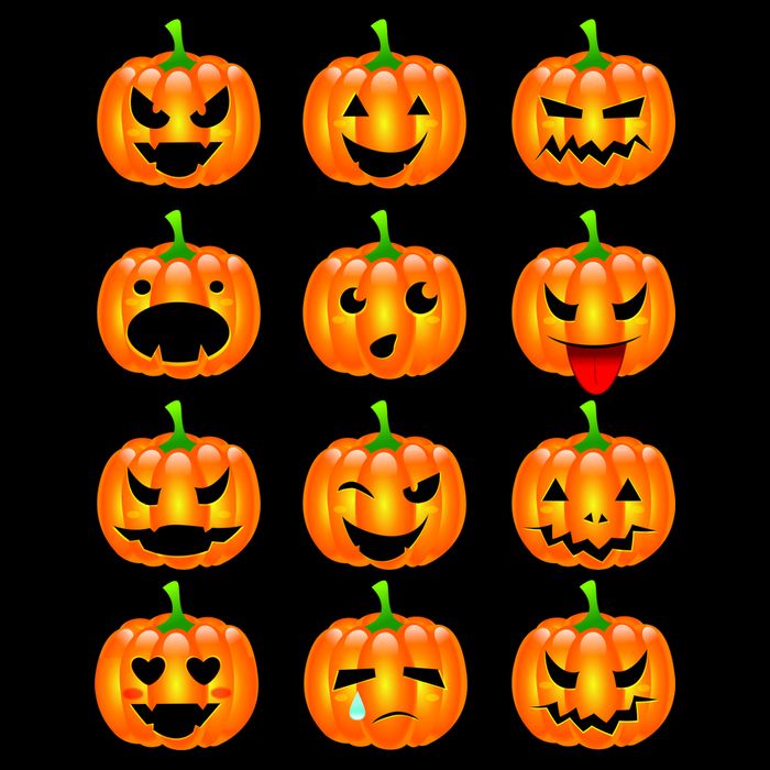 Halloween Pumpkin Emojis Smiley Face Tall T-Shirt