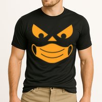 Halloween Pumpkin Face Mask Social Distancing Cooling Performance Crew T-Shirt