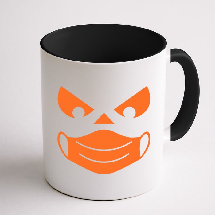 Halloween Pumpkin Face Mask Social Distancing Coffee Mug