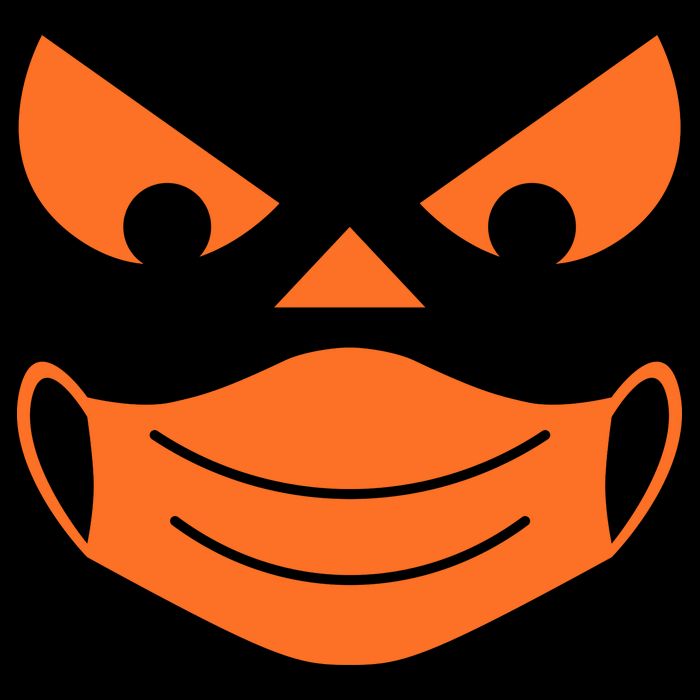 Halloween Pumpkin Face Mask Social Distancing Mug