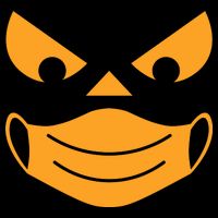 Halloween Pumpkin Face Mask Social Distancing Sustainable Beanie