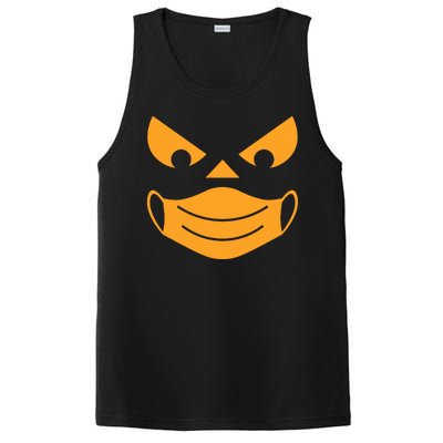 Halloween Pumpkin Face Mask Social Distancing PosiCharge Competitor Tank