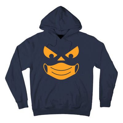 Halloween Pumpkin Face Mask Social Distancing Tall Hoodie