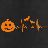 Halloween Pumpkin Heartbeat Pulse Cool Comfort Performance Bucket Hat