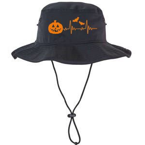 Halloween Pumpkin Heartbeat Pulse Legacy Cool Fit Booney Bucket Hat