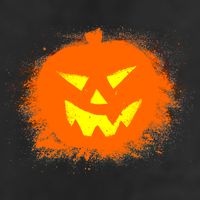 Halloween Pumpkin Jack O Lantern Splatter Adult Drive Performance Visor