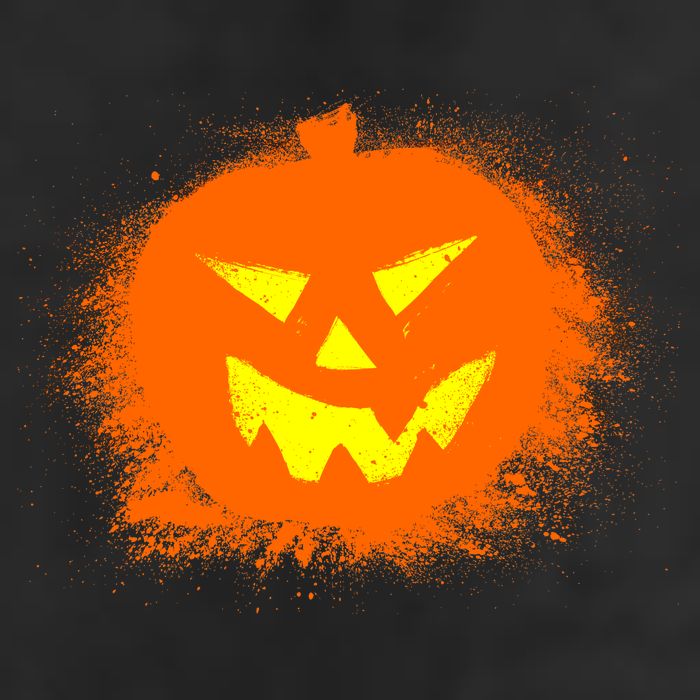 Halloween Pumpkin Jack O Lantern Splatter Adult Drive Performance Visor