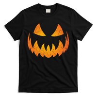 Halloween Pumpkin Jack O'Lantern Face T-Shirt