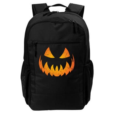 Halloween Pumpkin Jack O'Lantern Face Daily Commute Backpack