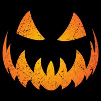 Halloween Pumpkin Jack O'Lantern Face Kids T-Shirt