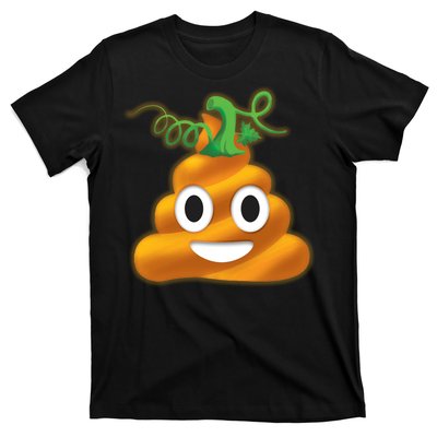 Halloween Pumpkin Poop Emoji T-Shirt