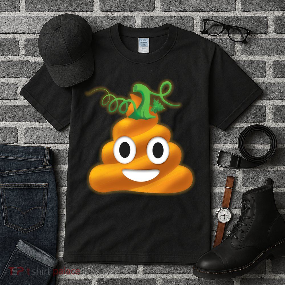 Halloween Pumpkin Poop Emoji Tall T-Shirt