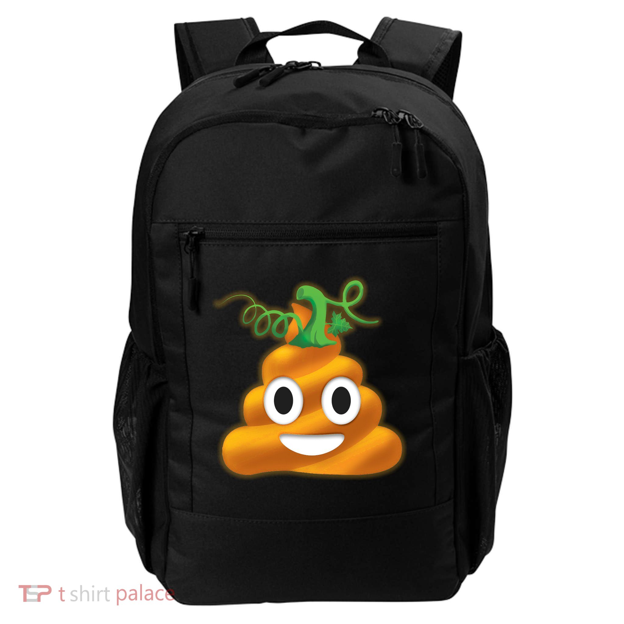 Halloween Pumpkin Poop Emoji Daily Commute Backpack