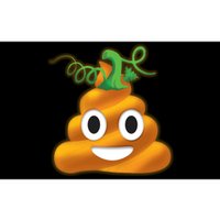 Halloween Pumpkin Poop Emoji Bumper Sticker