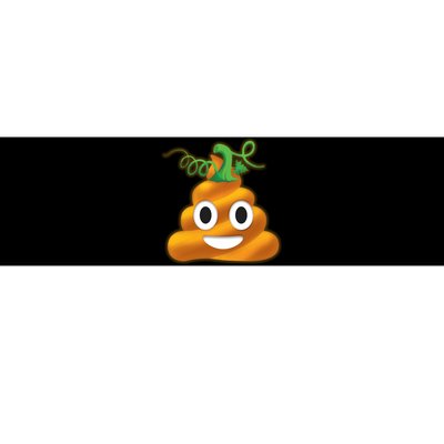 Halloween Pumpkin Poop Emoji Bumper Sticker