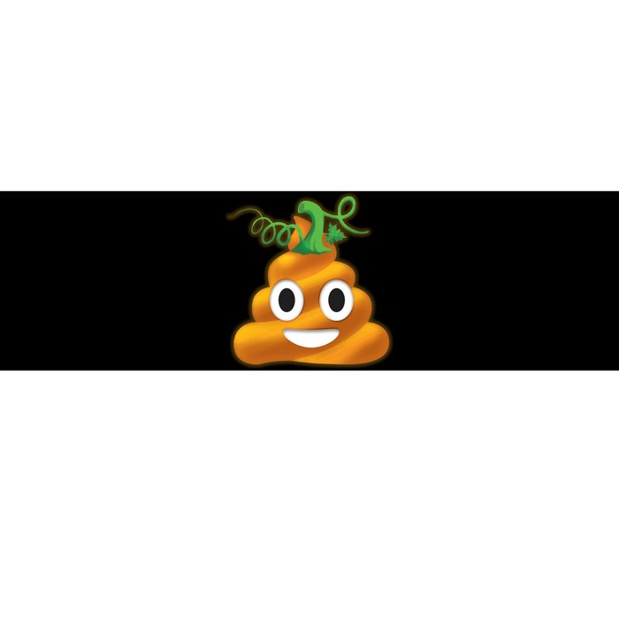 Halloween Pumpkin Poop Emoji Bumper Sticker