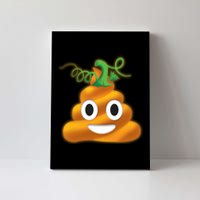 Halloween Pumpkin Poop Emoji Canvas