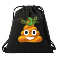 Halloween Pumpkin Poop Emoji Drawstring Bag