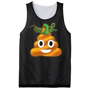 Halloween Pumpkin Poop Emoji Mesh Reversible Basketball Jersey Tank