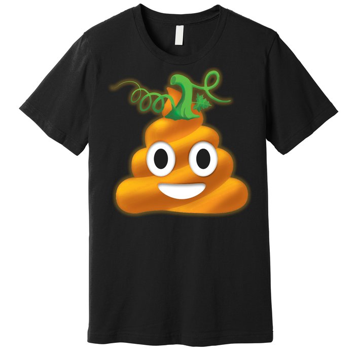 Halloween Pumpkin Poop Emoji Premium T-Shirt