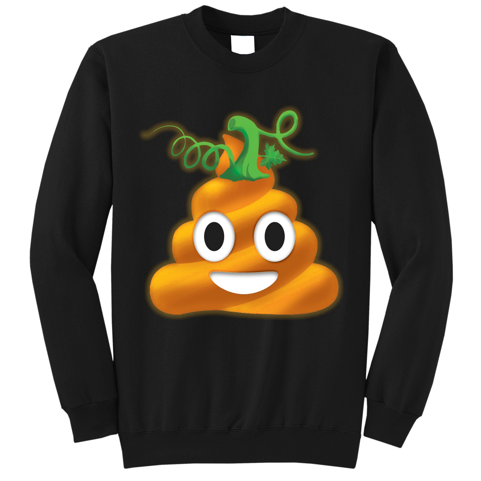 Halloween Pumpkin Poop Emoji Tall Sweatshirt
